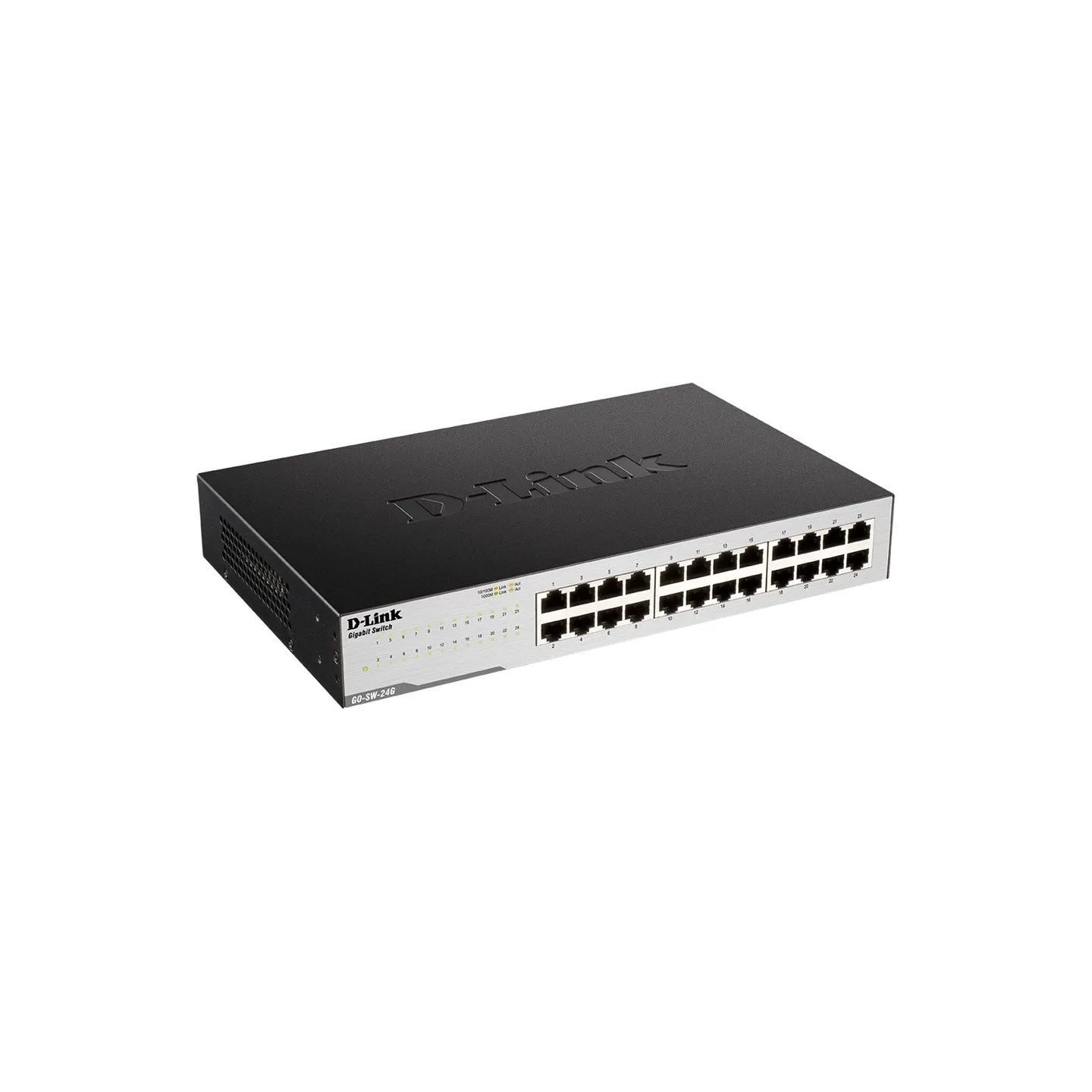D-Link | 24-Port Gigabit Easy Desktop Switch | GO-SW-24G | Unmanaged | Desktop/Rackmountable | 24 month(s)