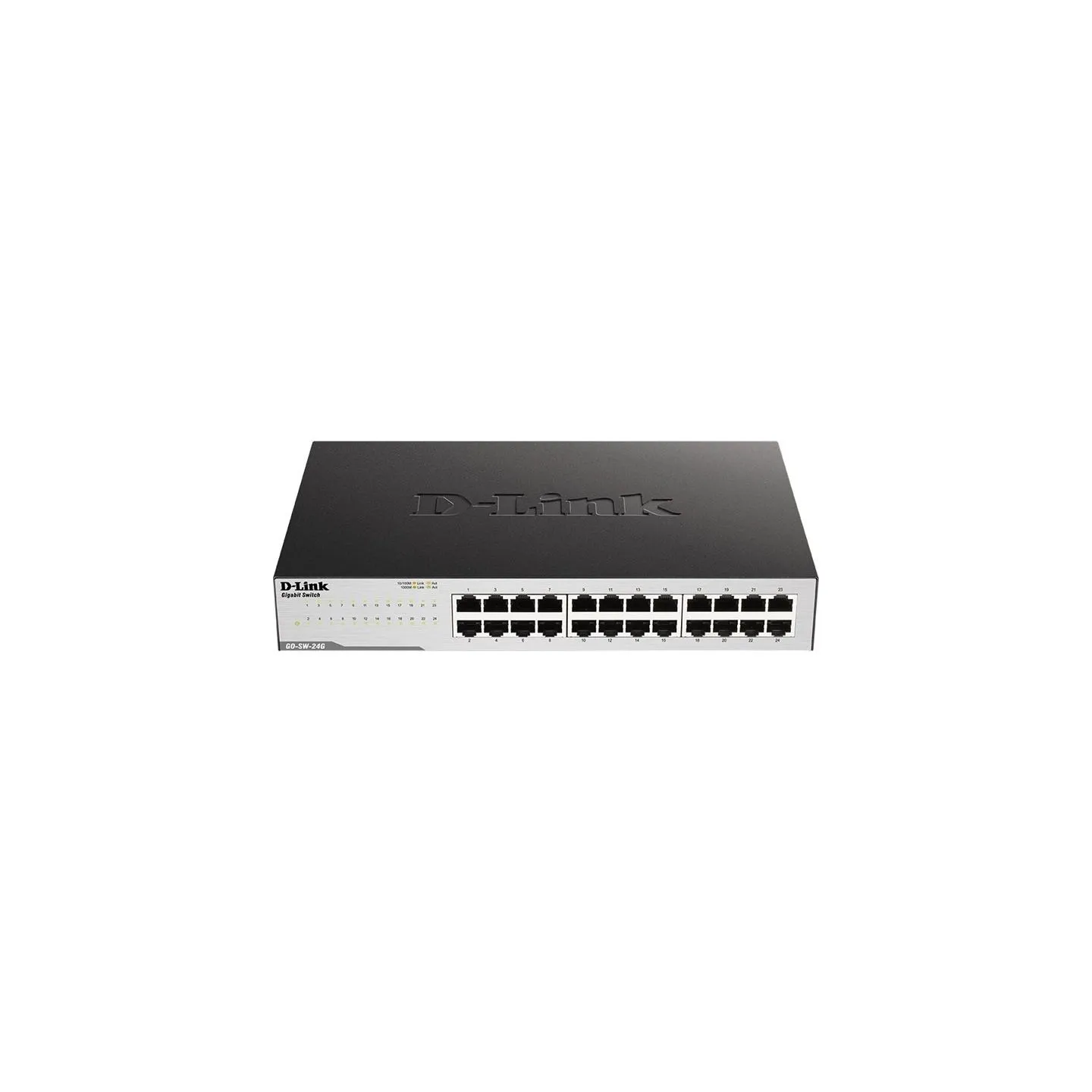 D-Link | 24-Port Gigabit Easy Desktop Switch | GO-SW-24G | Unmanaged | Desktop/Rackmountable | 24 month(s)