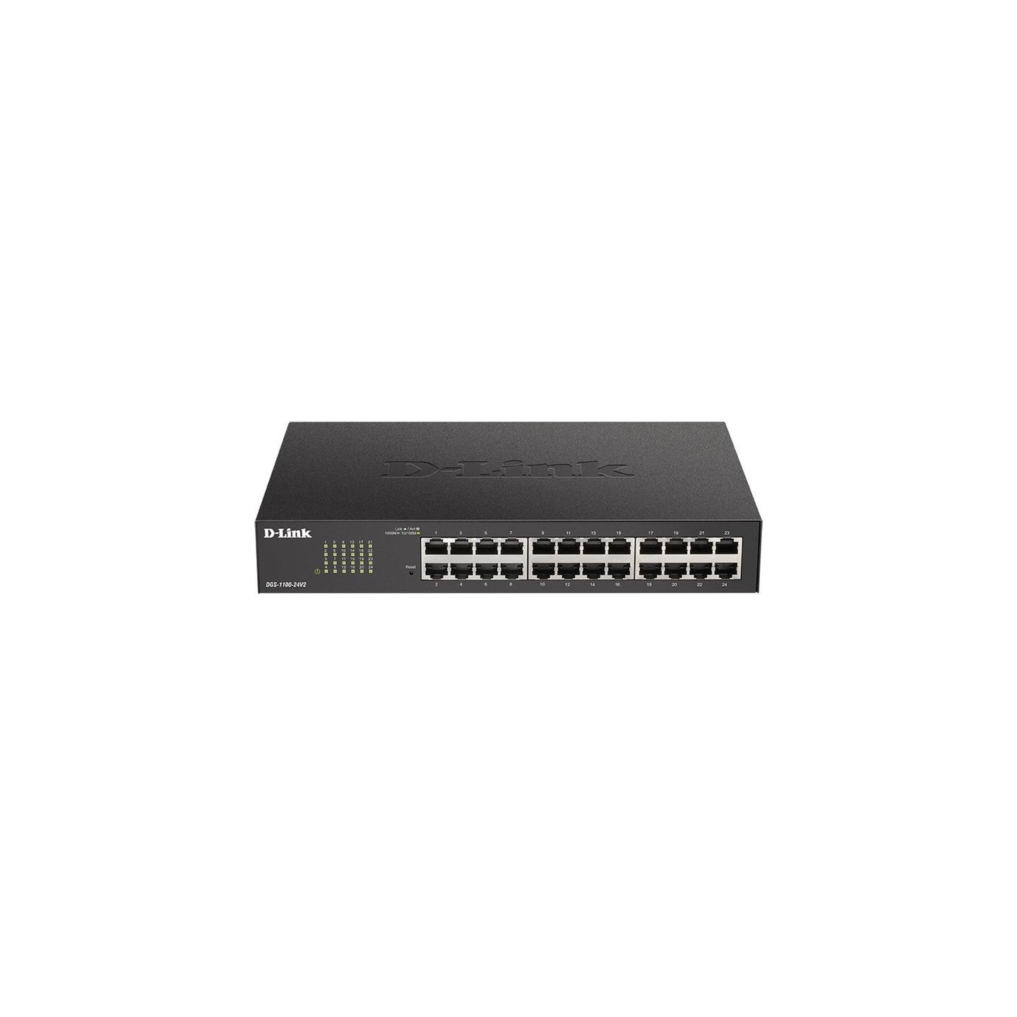 D-Link | Smart Switch | DGS-1100-24V2 | Managed | Desktop | Gigabit Ethernet (copper) ports quantity 24 | Power supply type 100 