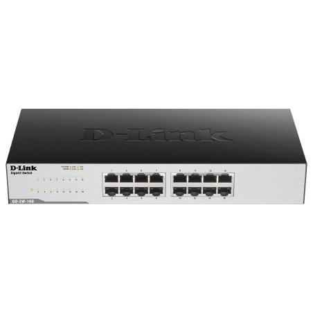 D-Link | 16-Port Gigabit Easy Desktop Switch | GO-SW-16G/E | Unmanaged | Desktop/Rackmountable | 24 month(s)