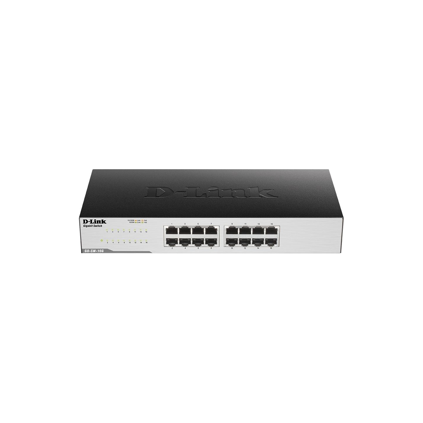 D-Link | 16-Port Gigabit Easy Desktop Switch | GO-SW-16G/E | Unmanaged | Desktop/Rackmountable | 24 month(s)