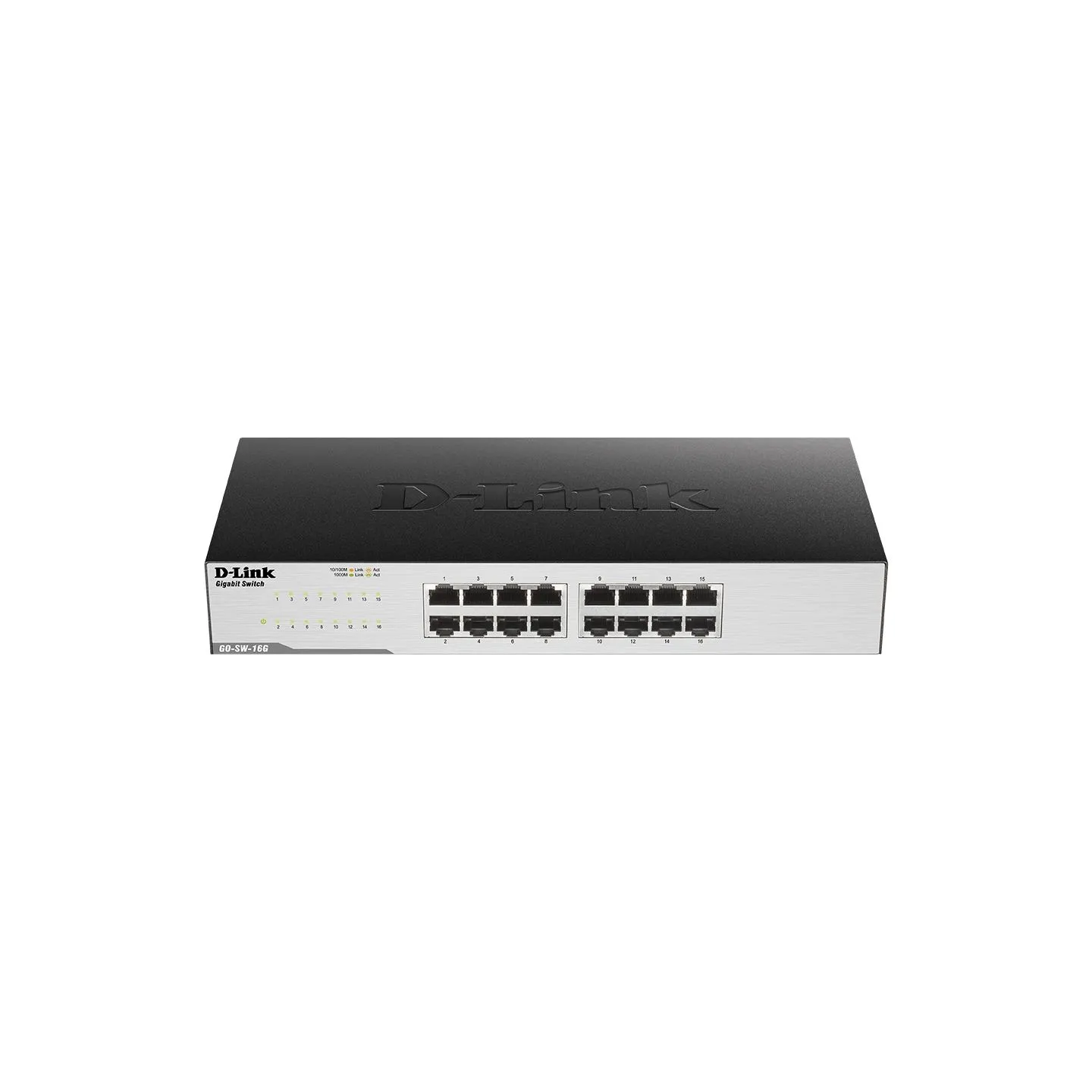 D-Link | 16-Port Gigabit Easy Desktop Switch | GO-SW-16G/E | Unmanaged | Desktop/Rackmountable | 24 month(s)
