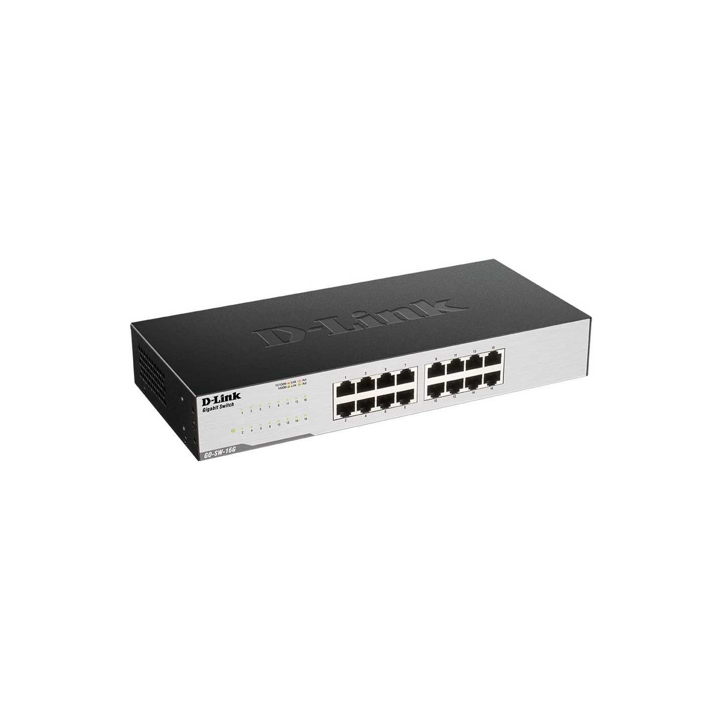 D-Link | 16-Port Gigabit Easy Desktop Switch | GO-SW-16G/E | Unmanaged | Desktop/Rackmountable | 24 month(s)