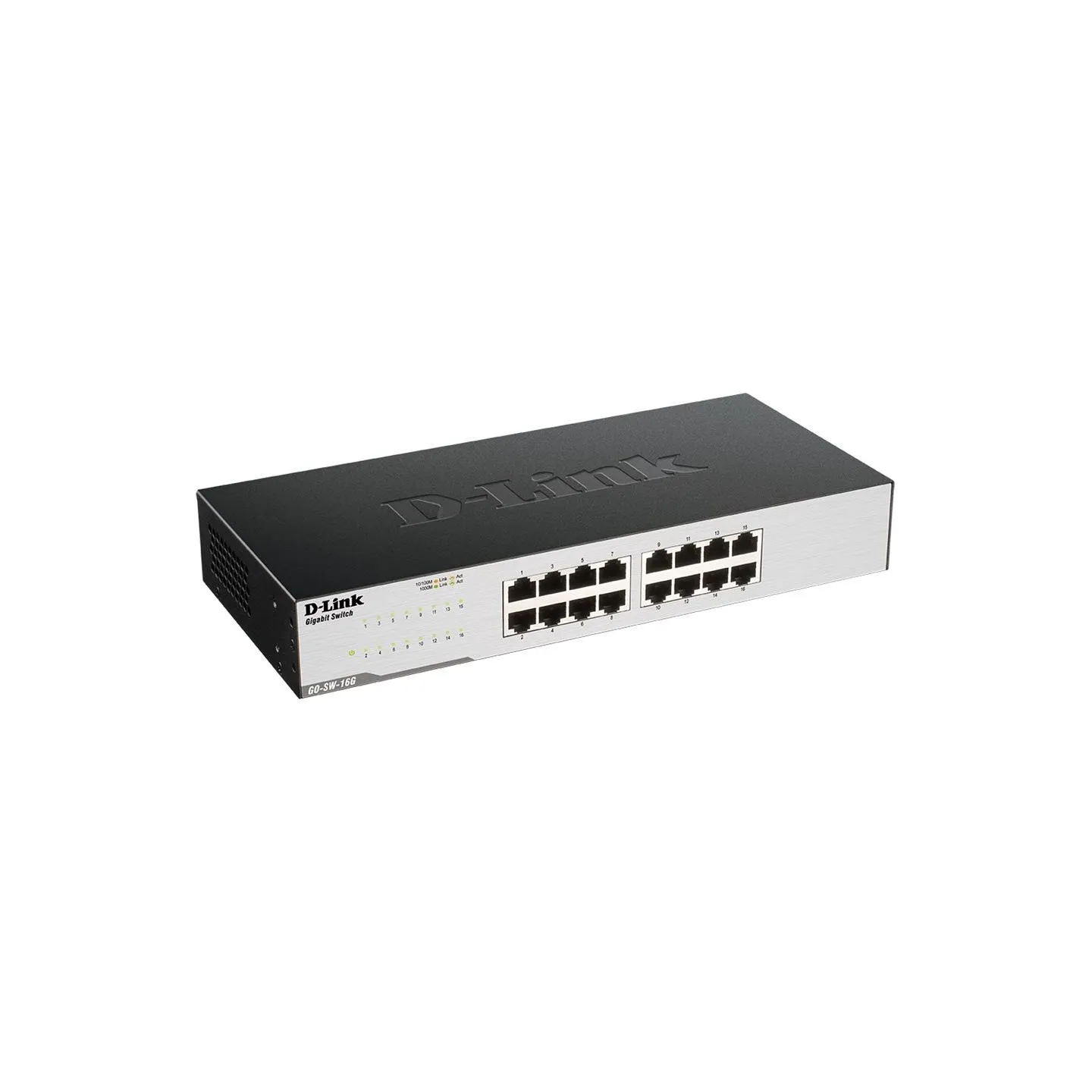 D-Link | 16-Port Gigabit Easy Desktop Switch | GO-SW-16G/E | Unmanaged | Desktop/Rackmountable | 24 month(s)