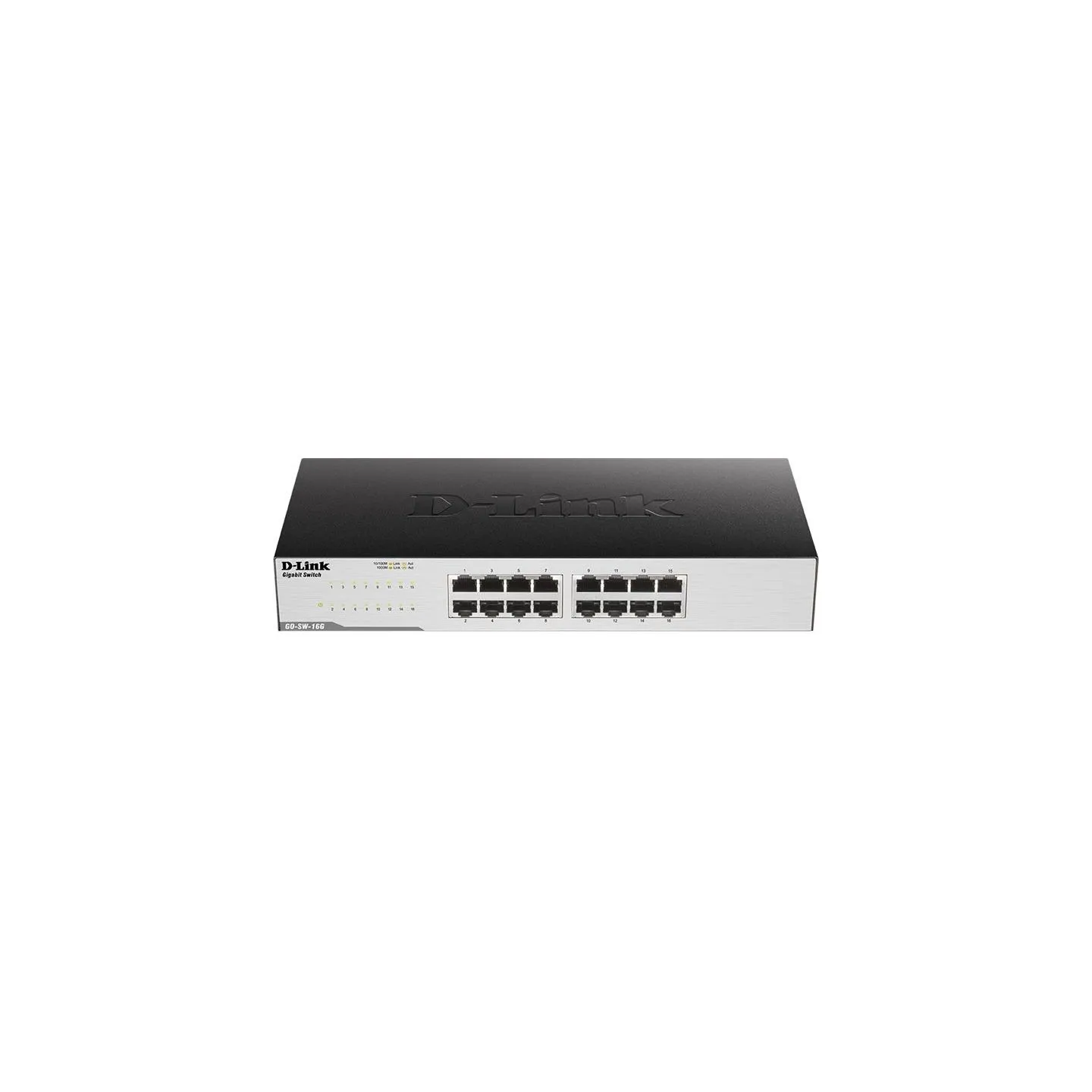 D-Link | 16-Port Gigabit Easy Desktop Switch | GO-SW-16G/E | Unmanaged | Desktop/Rackmountable | 24 month(s)