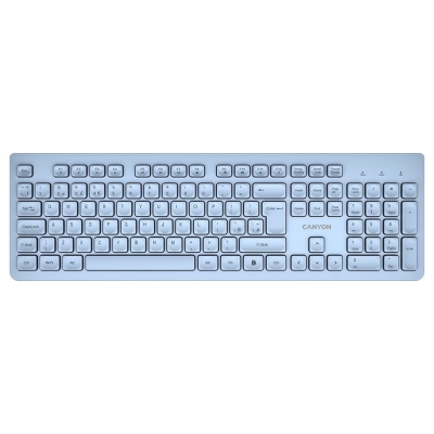 Canyon keyboard HKB-W01 UK/US AAA Wireless Blue