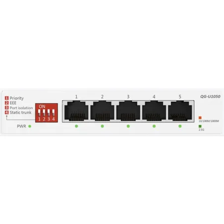 Asus | QG-U1050 | Switch, 5-port | Unmanaged | Desktop