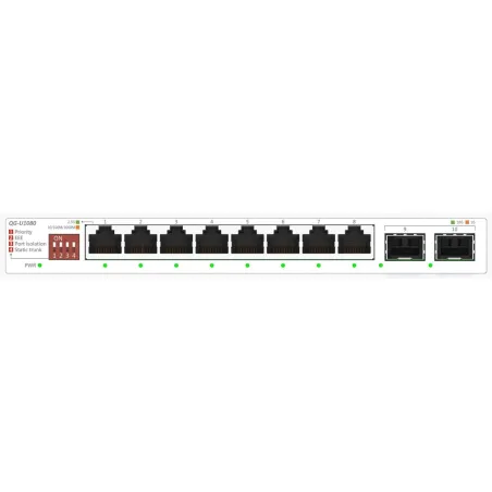 Asus | QG-U1080 | 8-Port 2.5G and 2-Port 10G SFP+ Switch | Unmanaged | Desktop | SFP+ ports quantity 2 x 10G SFP+ ports