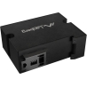 Lanberg Switch PoE Extender 1xIn 3xOut Fast Ethernet Din Rail at 30W metal clips | DIN-FE4-AT-30W