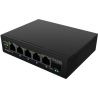 Lanberg Switch PoE 1xBT 3xAT SFP/ETH Din Unmanagment Fast Ethernet | ILFE-4P-1GE-1S-90