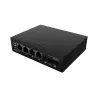 Lanberg Switch Light IndustrialPoE 1xBT 3xAT 2xSFP Din Unmanagment Gigabit Ethernet | ILGE-4P-2S-90 | Unmanaged | Din rail