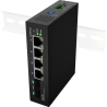 Lanberg Switch Light IndustrialPoE 1xBT 3xAT 2xSFP Din Unmanagment Gigabit Ethernet | ILGE-4P-2S-90 | Unmanaged | Din rail