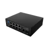 Lanberg Switch PoE 4xBT 4xAT SFP/ETH Din Unmanagment Fast Ethernet | ILFE-8P-1GE-1S-120 | Unmanaged | Din rail, Rack