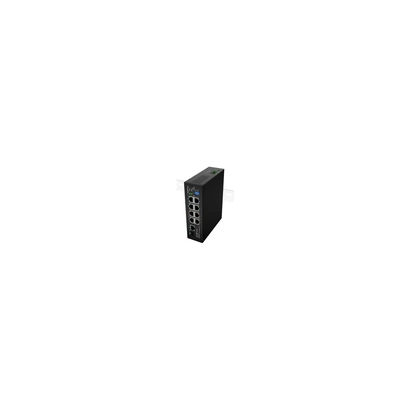 Lanberg Switch PoE 4xBT 4xAT SFP/ETH Din Unmanagment Fast Ethernet | ILFE-8P-1GE-1S-120 | Unmanaged | Din rail, Rack
