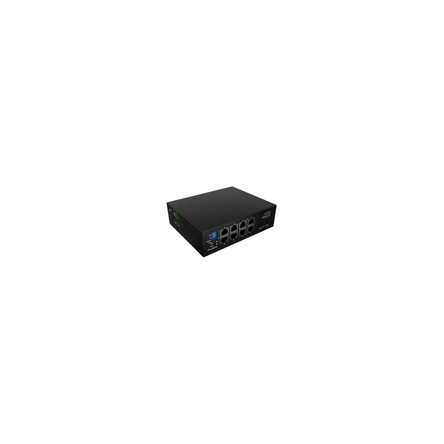 Lanberg Switch POE 4xBT 4xAT 2xSFP DIN