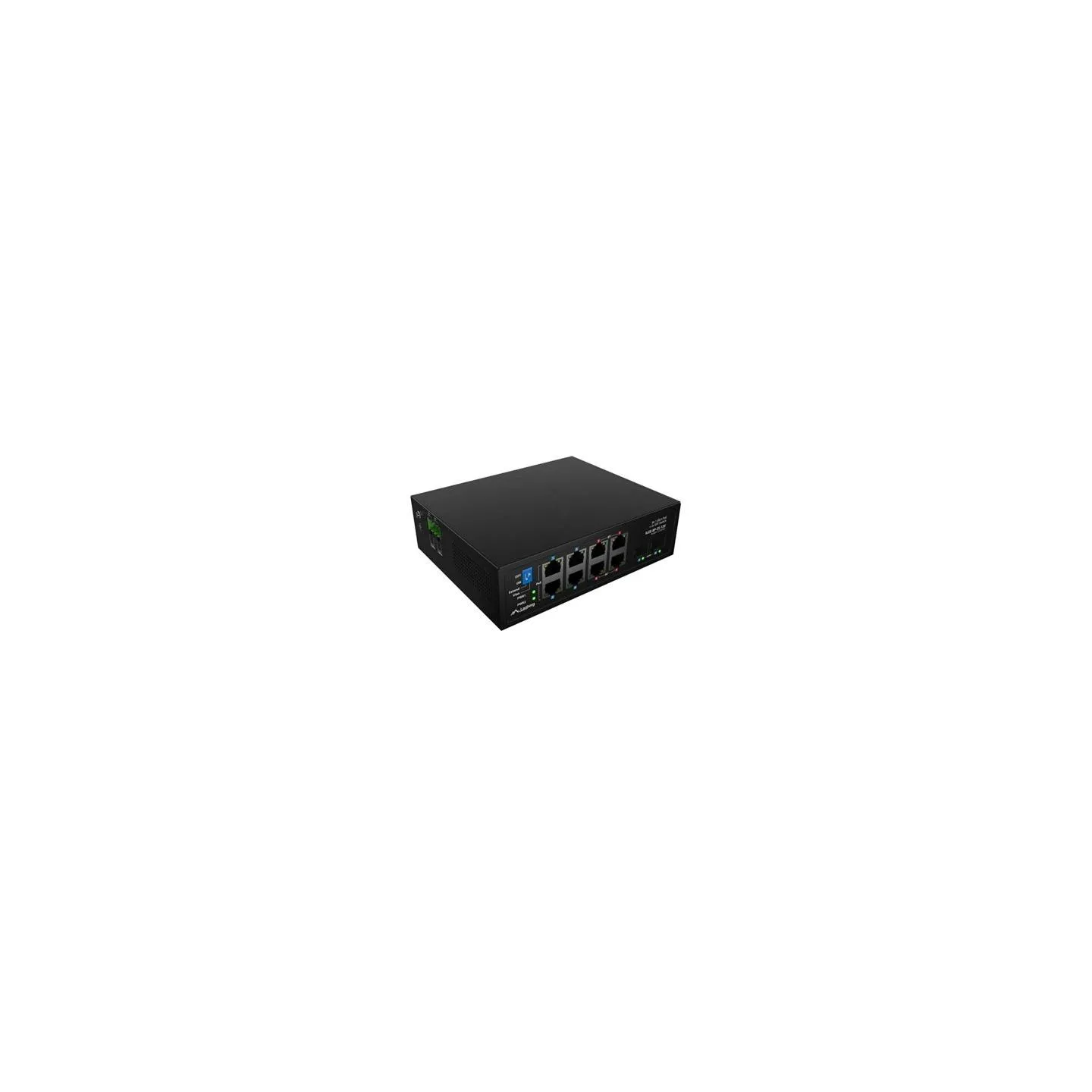 Lanberg Switch POE 4xBT 4xAT 2xSFP DIN