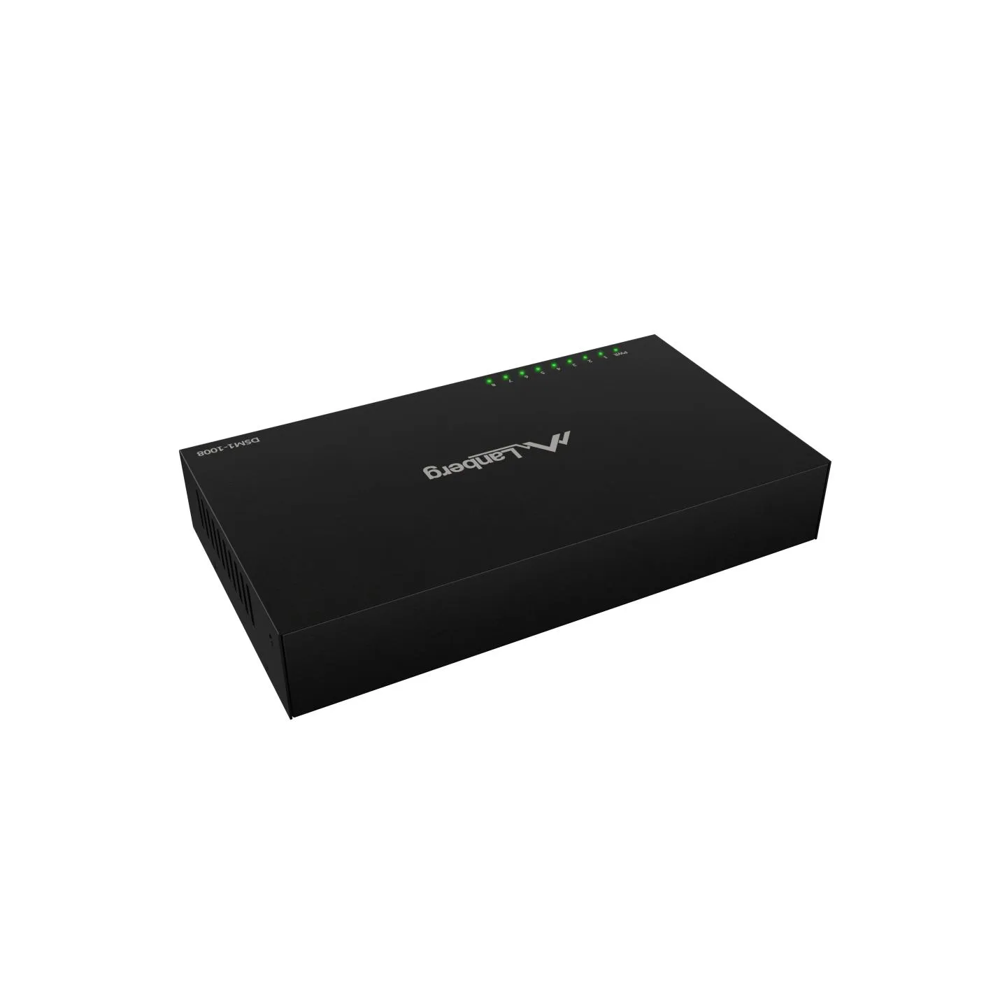 Lanberg Switch DSM1-1008 8×1Gb/s - Unmanaged Gigabit Ethernet Desktop, 12V (metal casing)
