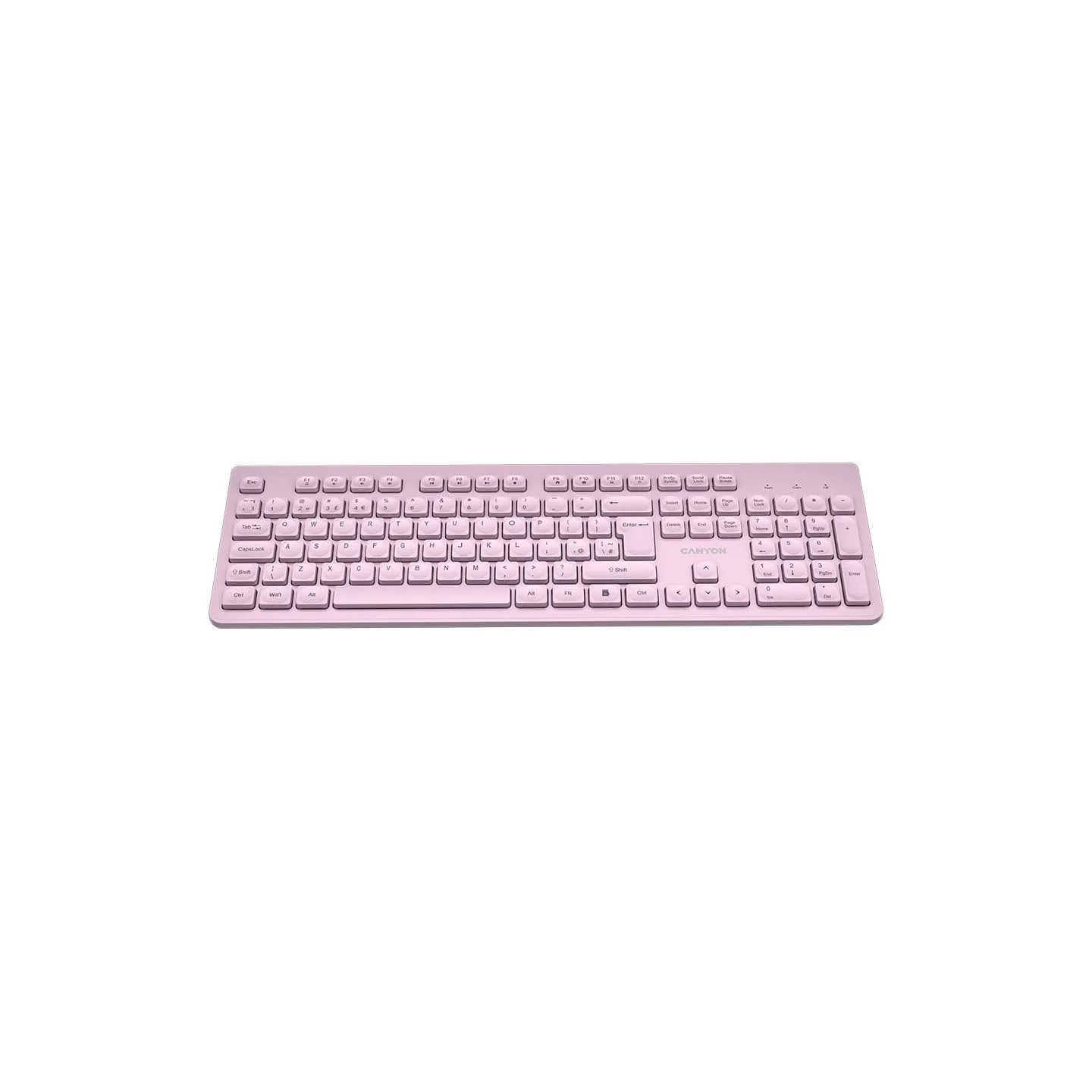 Canyon keyboard HKB-W01 UK/US AAA Wireless Pink