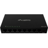 Lanberg Switch DSM1-1008 8×1Gb/s - Unmanaged Gigabit Ethernet Desktop, 12V (metal casing)