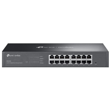 Tp-Link ES216G | TP-LINK Omada 16-Port Gigabit Easy Managed Switch | Desktop/Rackmountable | Managed | Power supply type 100-240