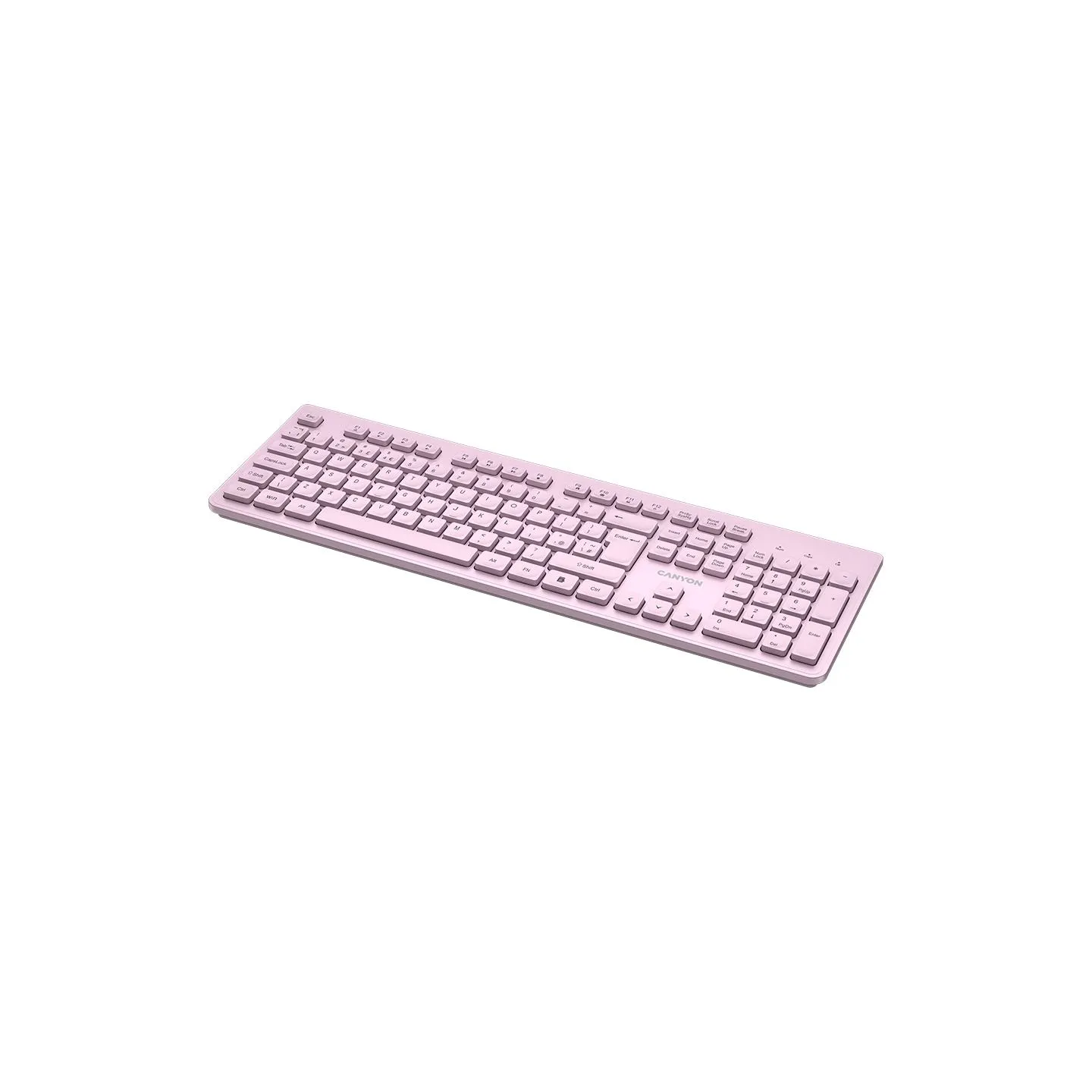 Canyon keyboard HKB-W01 UK/US AAA Wireless Pink