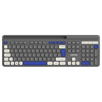 Canyon keyboard HKB-W03 EN AAA Wireless Grey