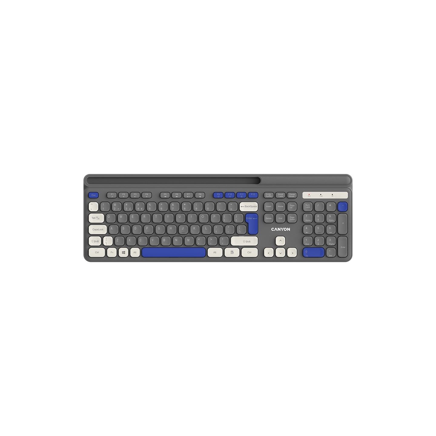Canyon keyboard HKB-W03 EN AAA Wireless Grey