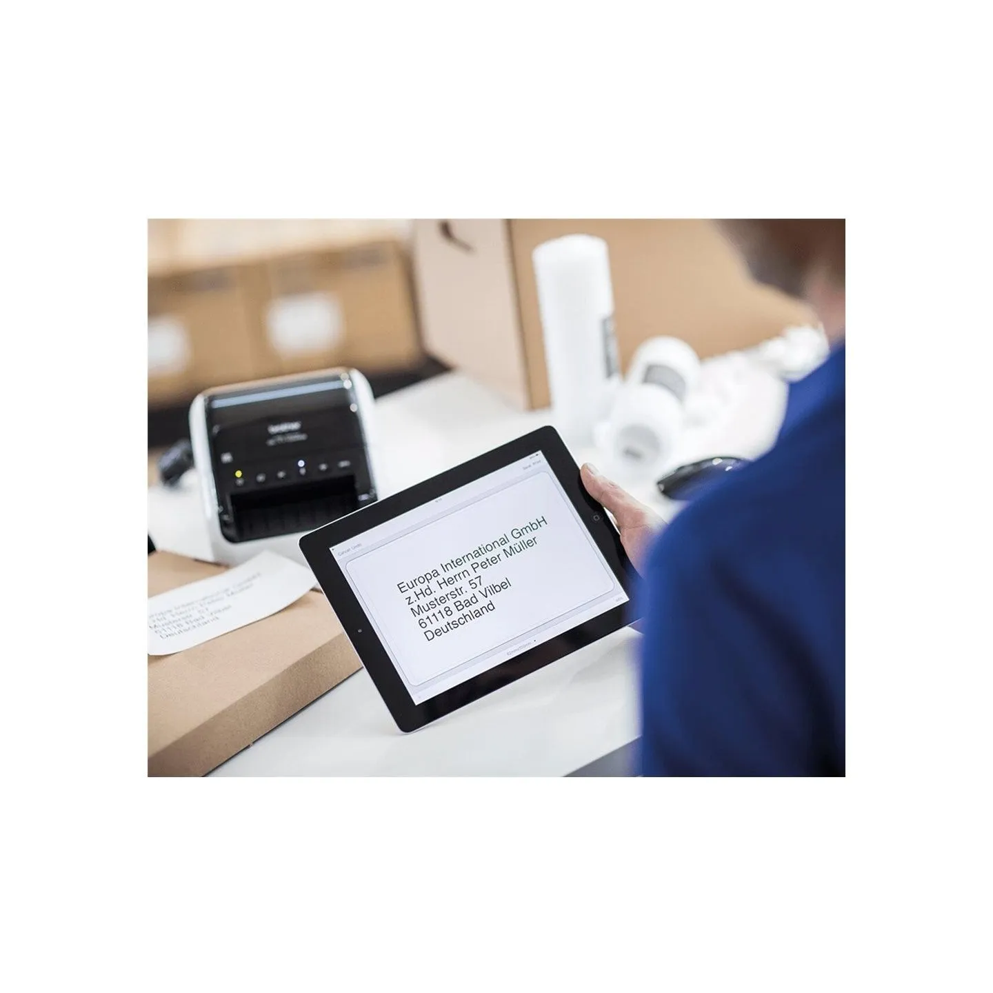 Brother QL-1110NWBC DESKTOP LABEL THERMO PRINTER, WIFI, BT, 10.36CM