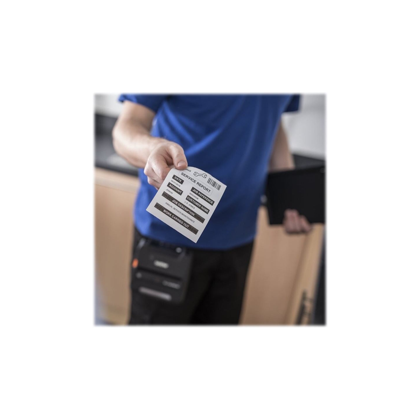 Brother RJ-430B | Monochrome | Direct thermal | Label Printer | Black