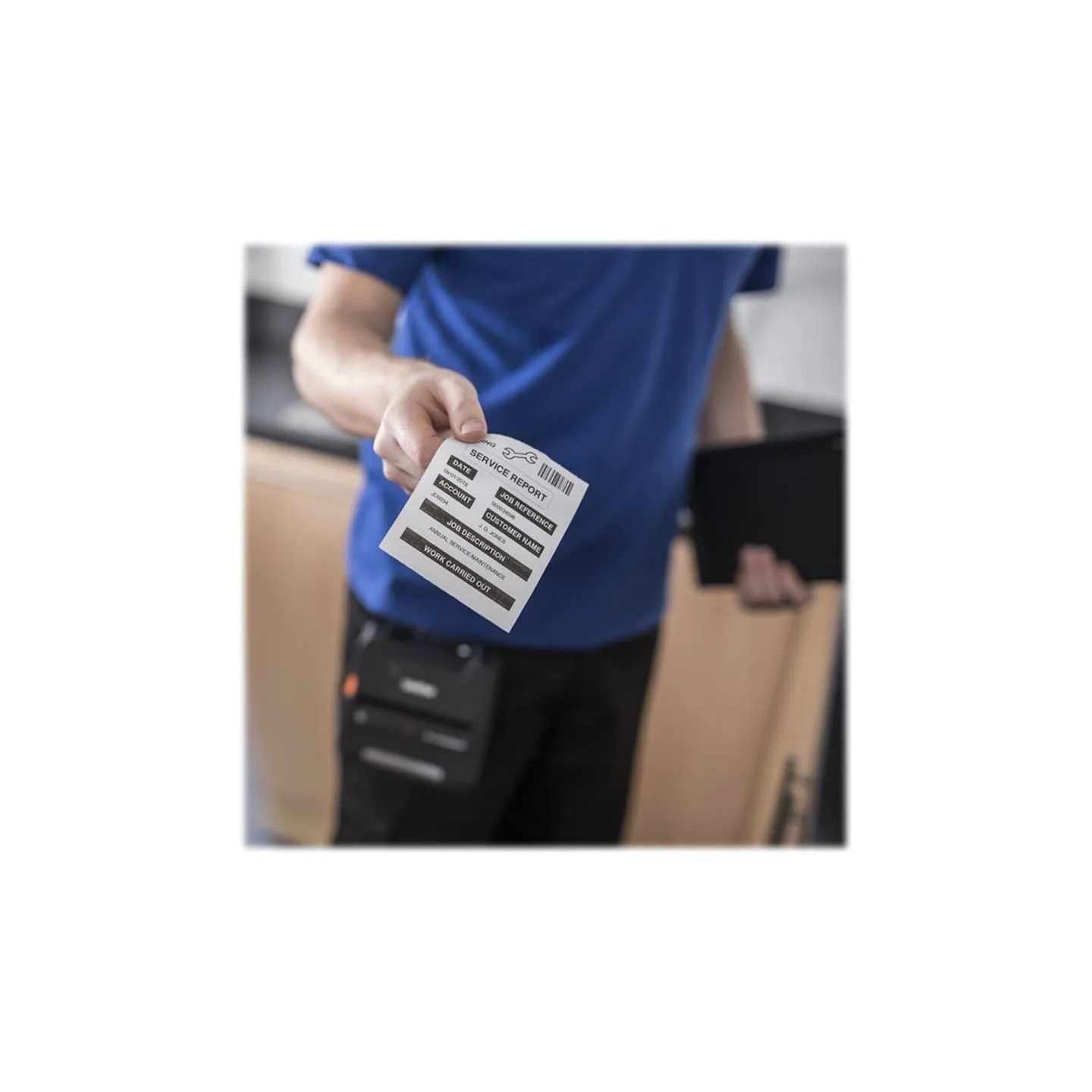 Brother RJ-430B | Monochrome | Direct thermal | Label Printer | Black