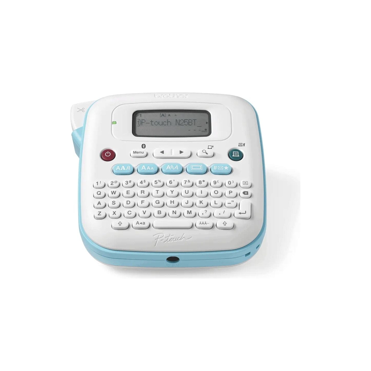 Brother PT-N25BT LABEL THERMO PRINTER DESKTOP, BT, (WHITE-BLUE), 12MM/SEC