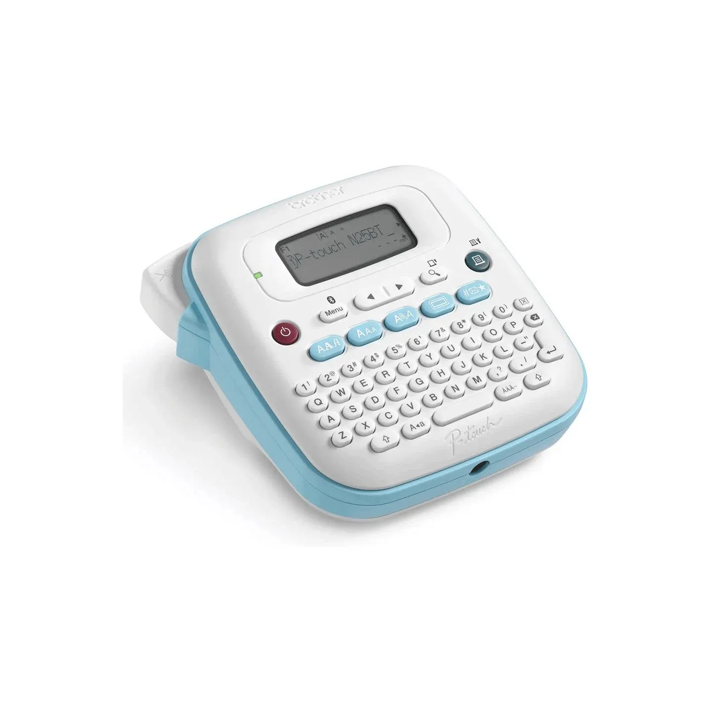 Brother PT-N25BT LABEL THERMO PRINTER DESKTOP, BT, (WHITE-BLUE), 12MM/SEC