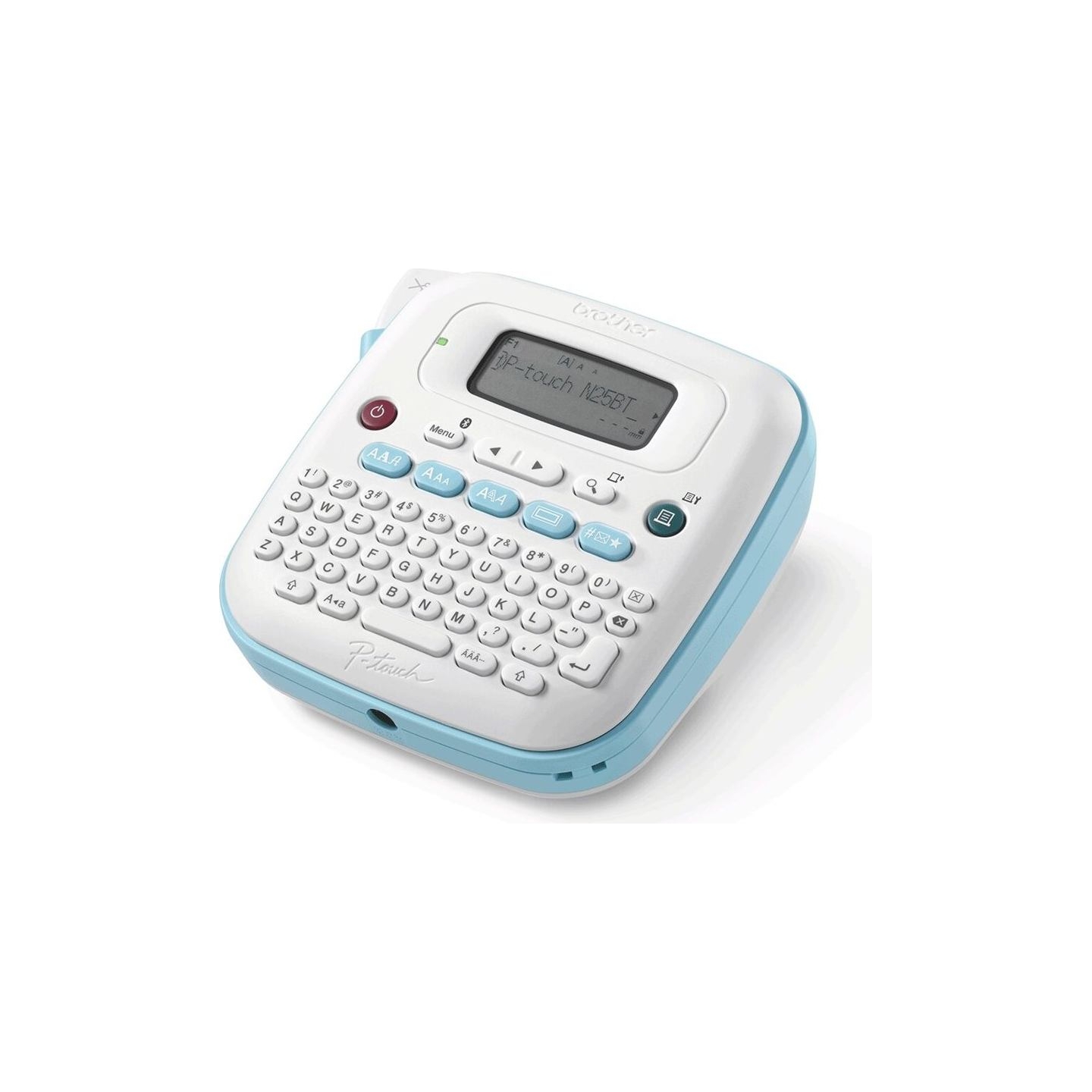 Brother PT-N25BT LABEL THERMO PRINTER DESKTOP, BT, (WHITE-BLUE), 12MM/SEC