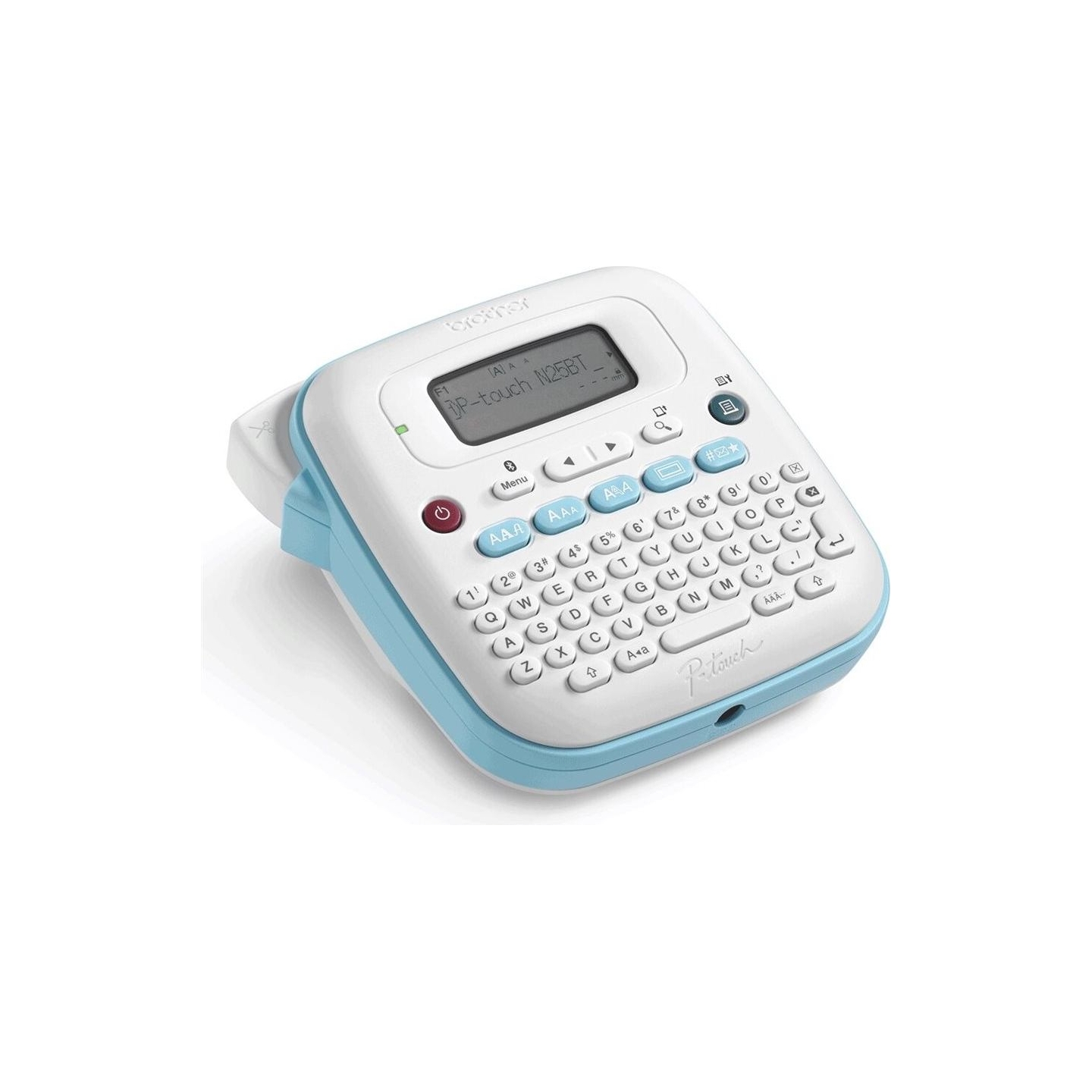 Brother PT-N25BT LABEL THERMO PRINTER DESKTOP, BT, (WHITE-BLUE), 12MM/SEC