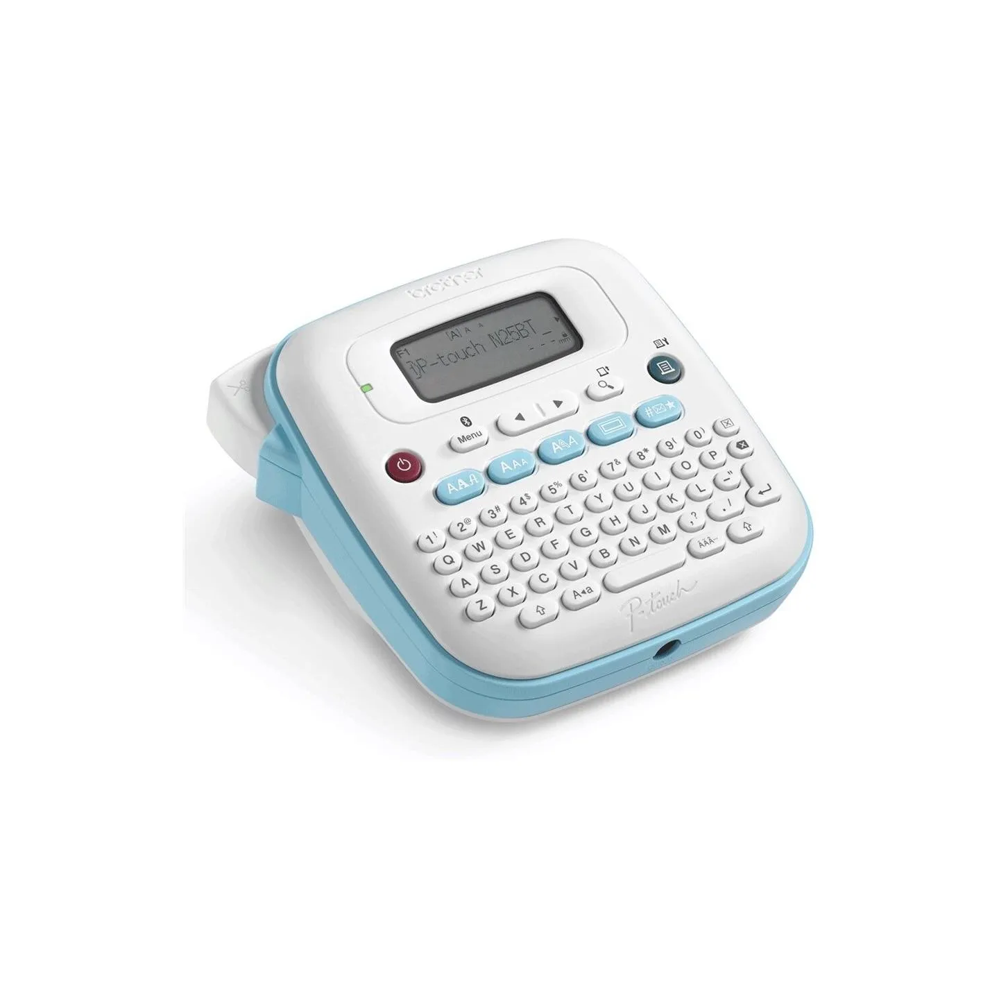 Brother PT-N25BT LABEL THERMO PRINTER DESKTOP, BT, (WHITE-BLUE), 12MM/SEC