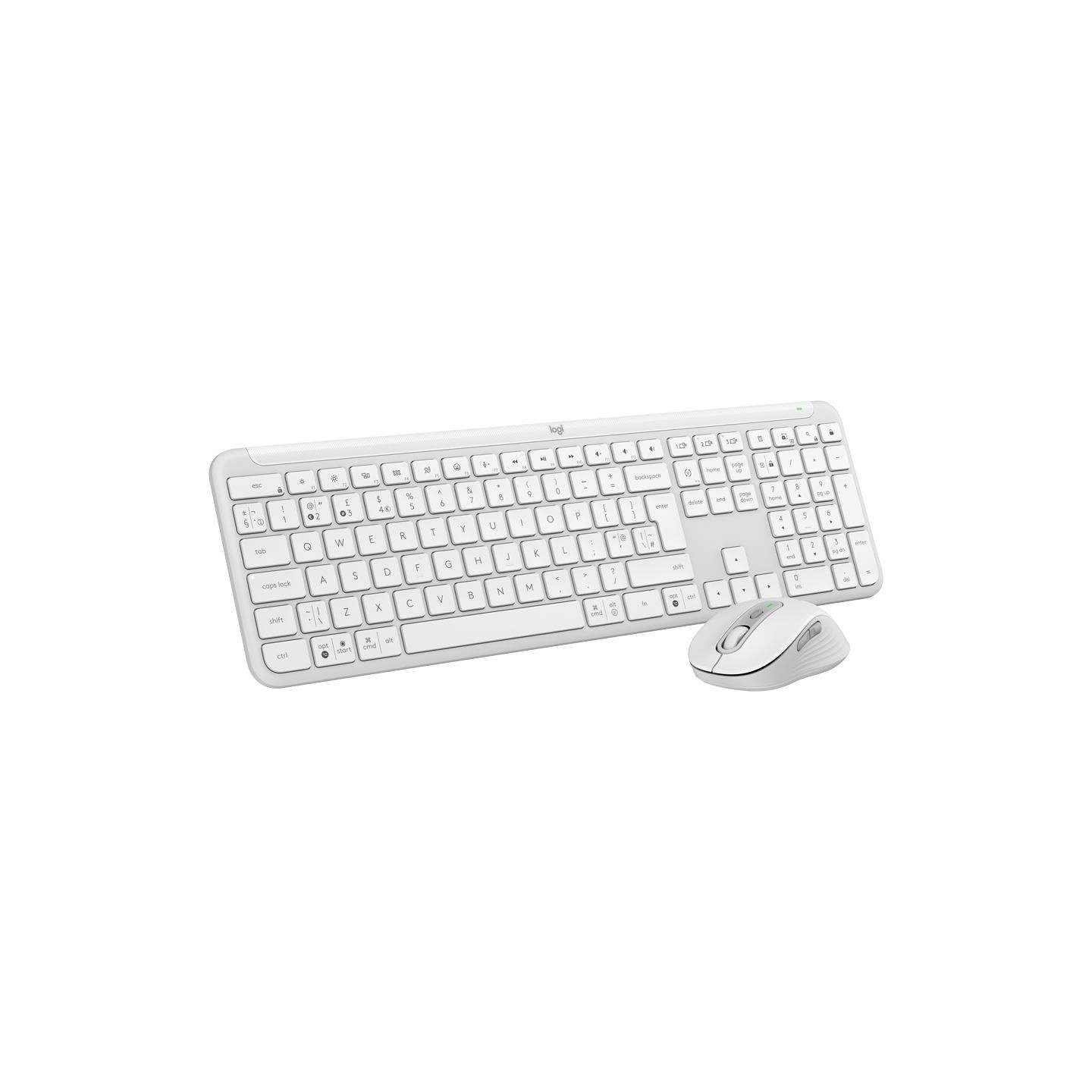 Logitech Signature Slim Combo MK950 - OFF WHITE - US INT'L - 2.4GHZ/BT - INTNL-973