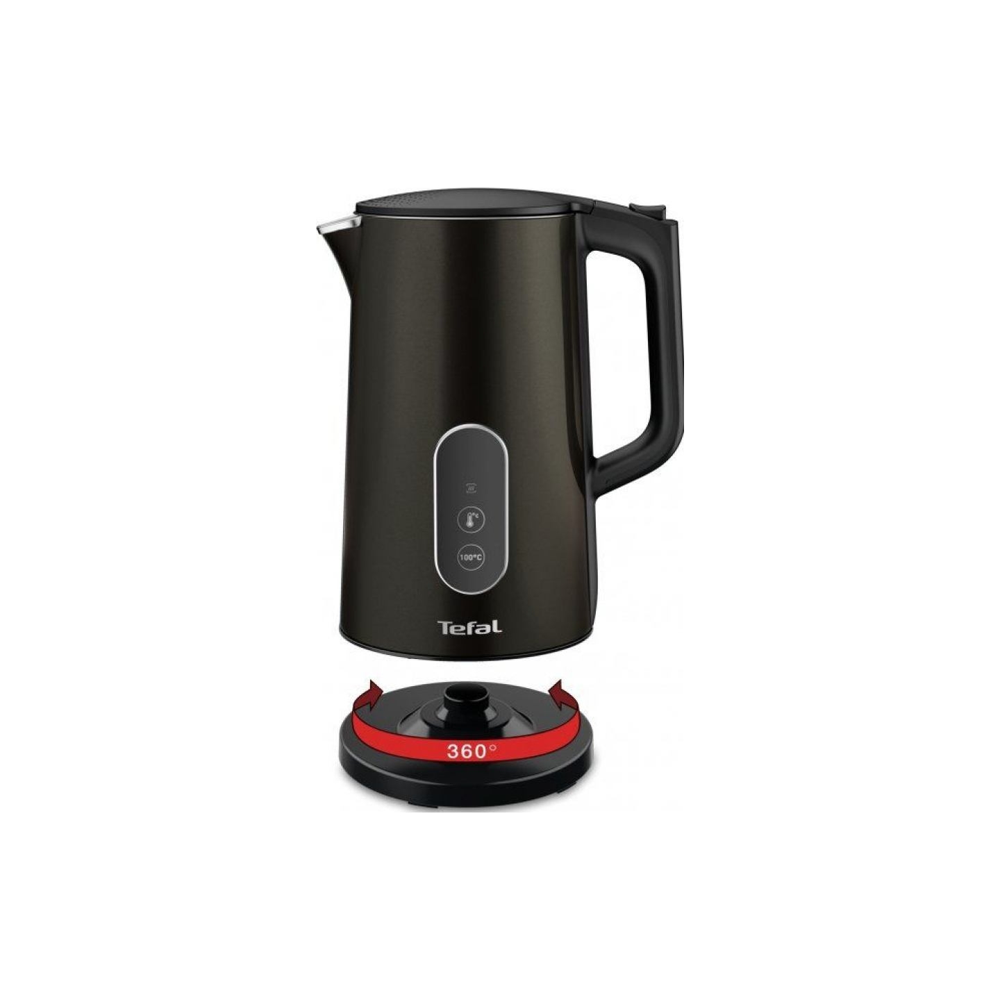 Tefal | Kettle | KI831E10 | Electric | 1800 W | 1.7 L | Plastic | 360° rotational base | Black