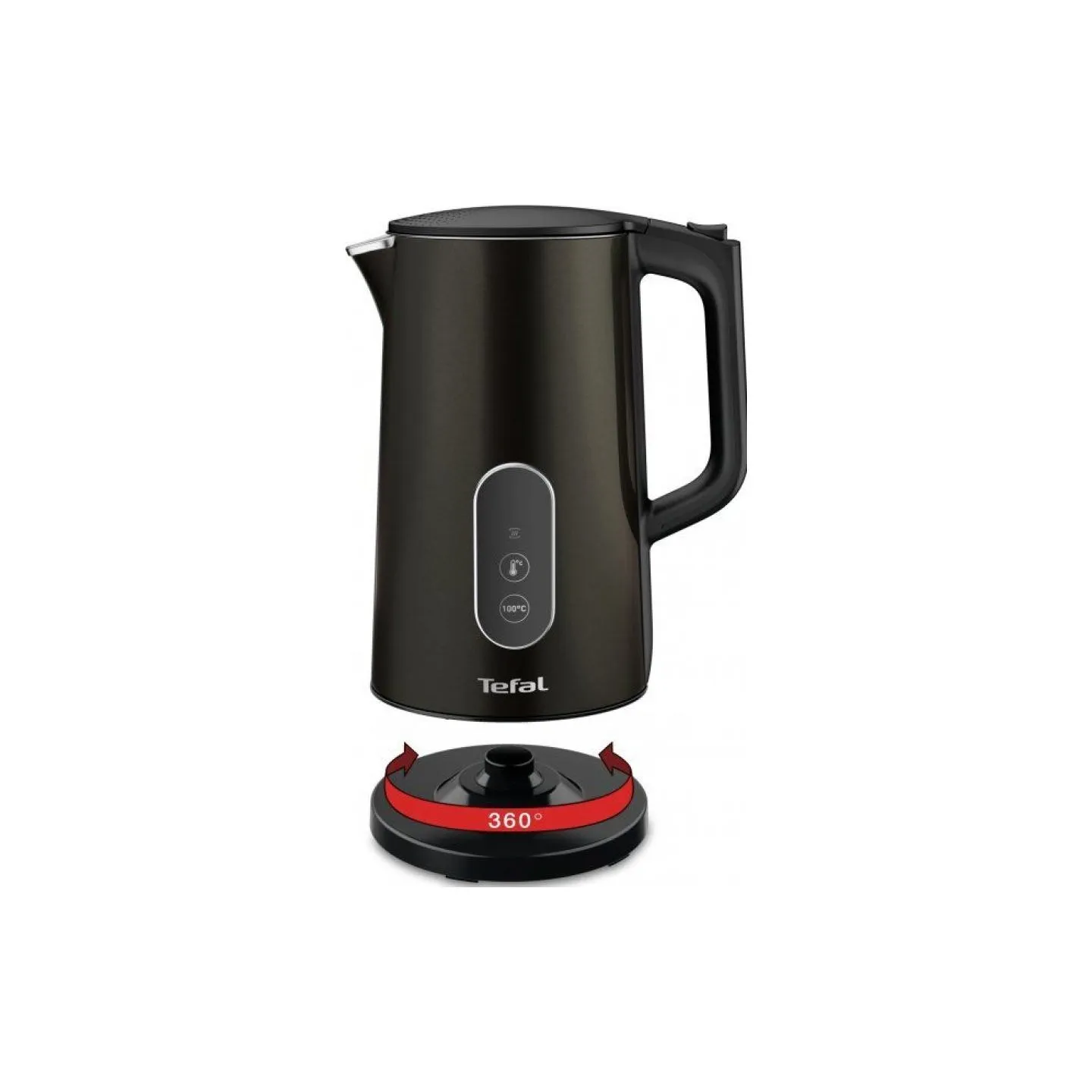 Tefal | Kettle | KI831E10 | Electric | 1800 W | 1.7 L | Plastic | 360° rotational base | Black