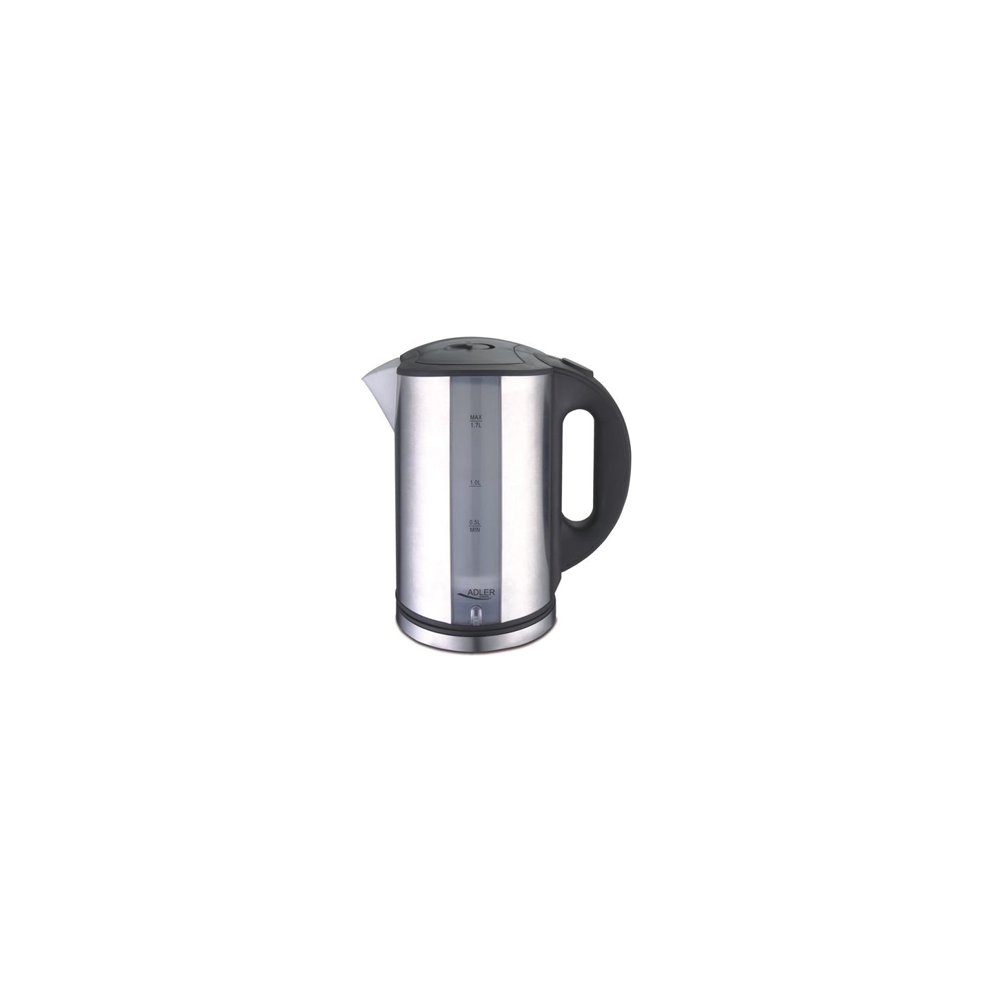 Adler | Kettle | AD 1216 | Standard | 2000 W | 1.7 L | Stainless steel | 360° rotational base