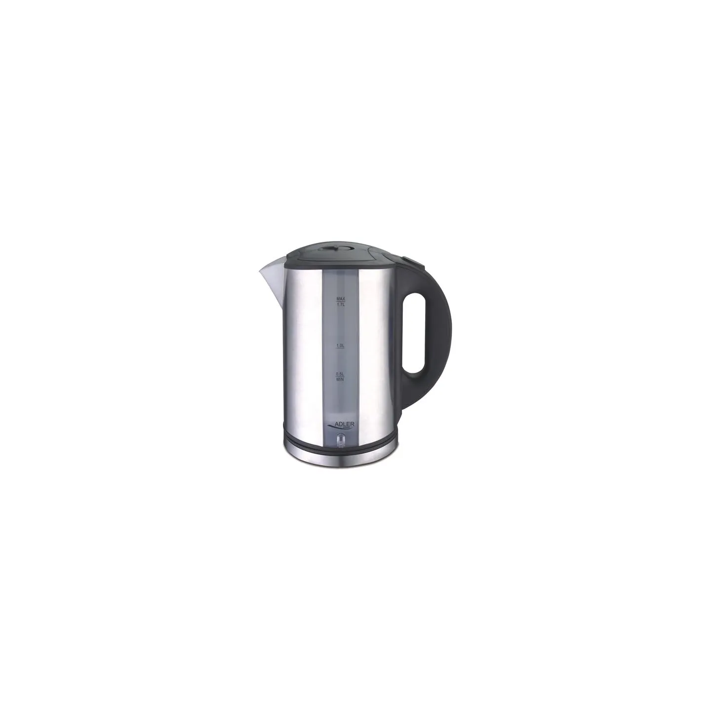 Adler | Kettle | AD 1216 | Standard | 2000 W | 1.7 L | Stainless steel | 360° rotational base