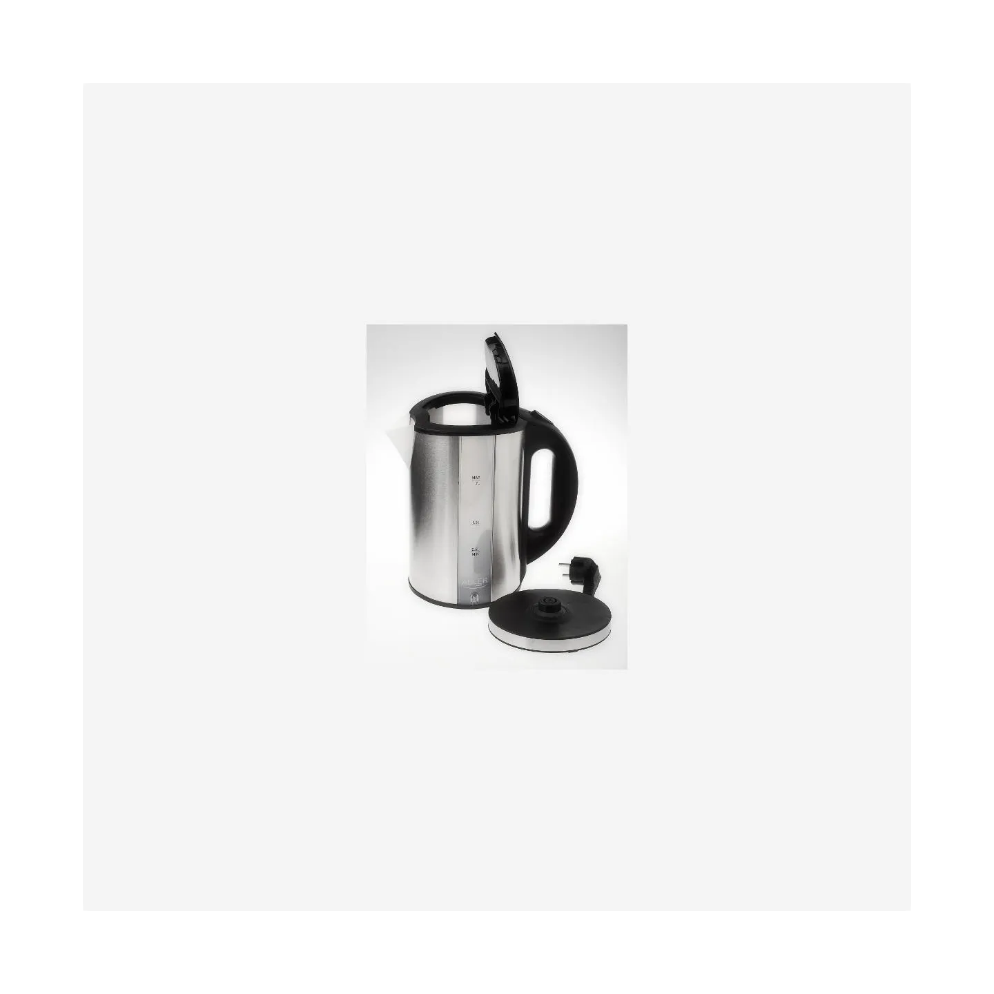 Adler | Kettle | AD 1216 | Standard | 2000 W | 1.7 L | Stainless steel | 360° rotational base