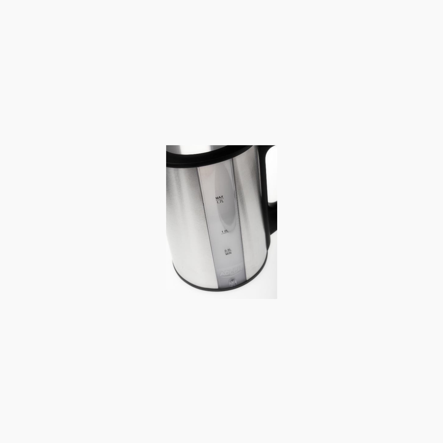 Adler | Kettle | AD 1216 | Standard | 2000 W | 1.7 L | Stainless steel | 360° rotational base