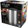 Adler | Kettle | AD 1216 | Standard | 2000 W | 1.7 L | Stainless steel | 360° rotational base