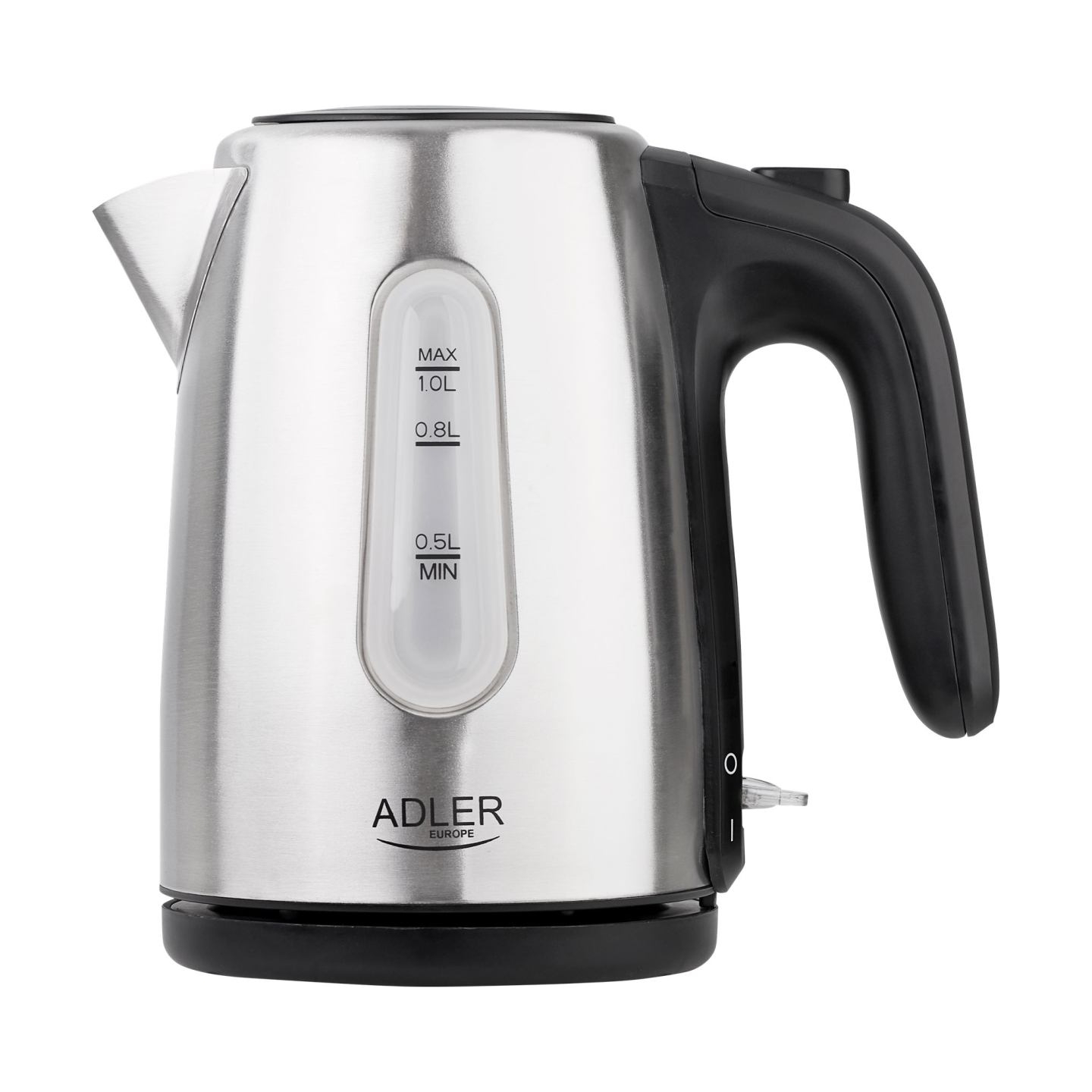 Adler | Kettle | AD 1273 | Standard | 1200 W | 1 L | Stainless steel | 360° rotational base | Stainless steel