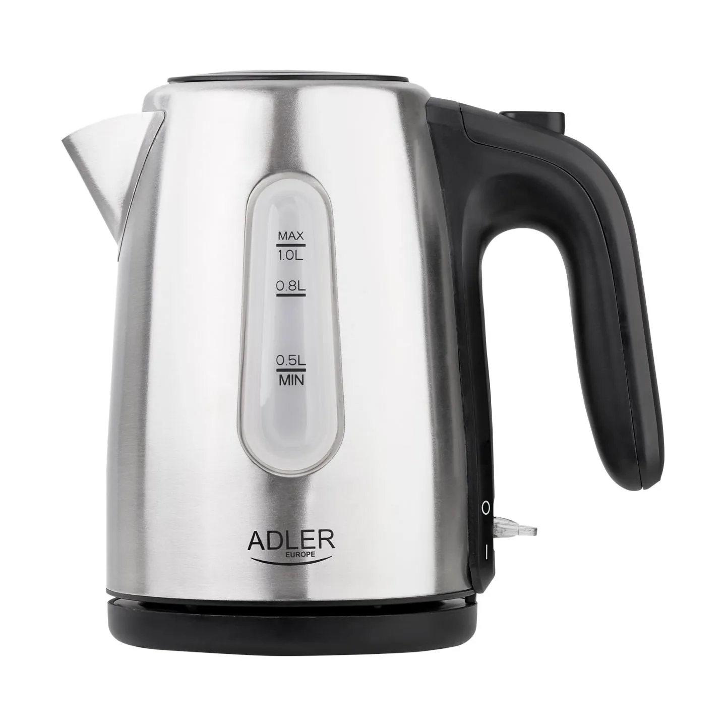 Adler | Kettle | AD 1273 | Standard | 1200 W | 1 L | Stainless steel | 360° rotational base | Stainless steel