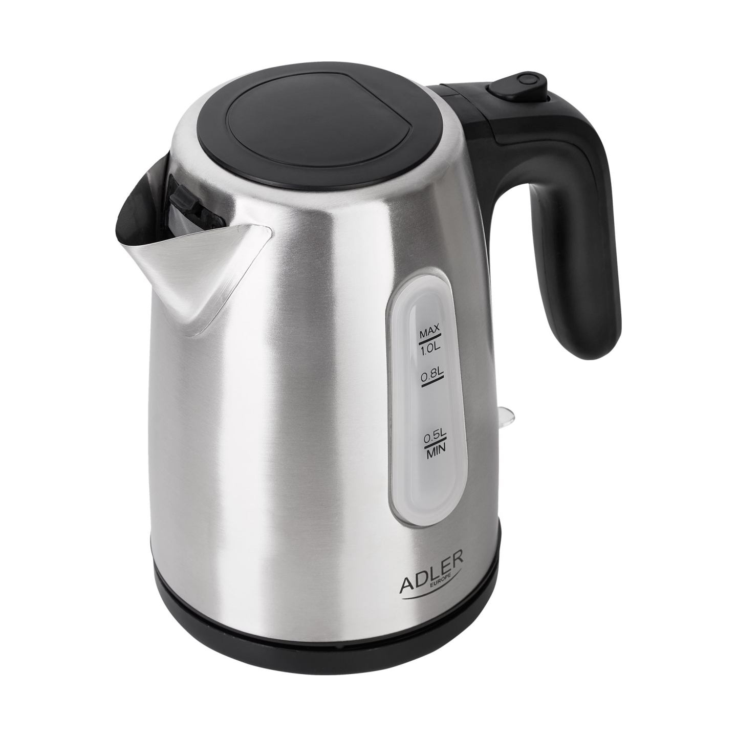 Adler | Kettle | AD 1273 | Standard | 1200 W | 1 L | Stainless steel | 360° rotational base | Stainless steel