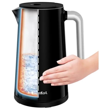 Tefal Kettle | KO8518 | Electric | 1800 W | 1.7 L | Plastic | 360° rotational base | Black
