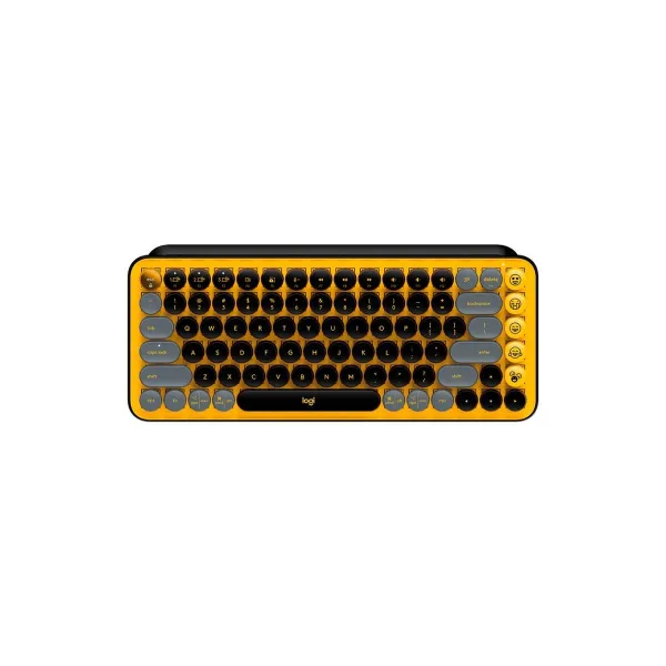 Logitech POP Keys Bluetooth Mechanical Keyboard - BLAST YELLOW - RUS
