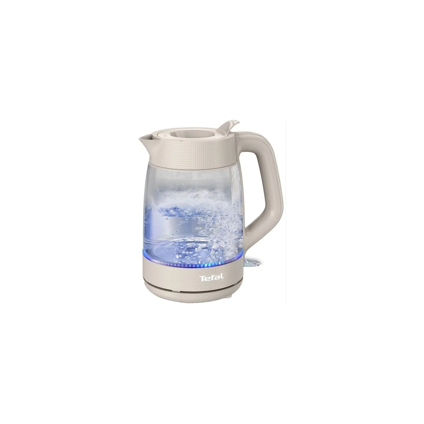 Tefal Kettle | KO2G0BE0 | 2000 W | Electric | 1.7 L | Glass | 360° rotational base | Grey/Transparent