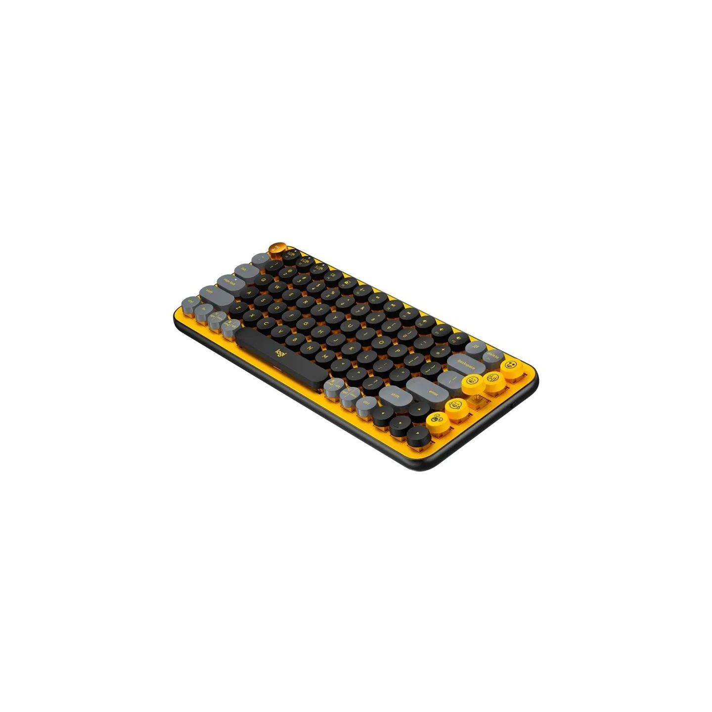 Logitech POP Keys Bluetooth Mechanical Keyboard - BLAST YELLOW - RUS